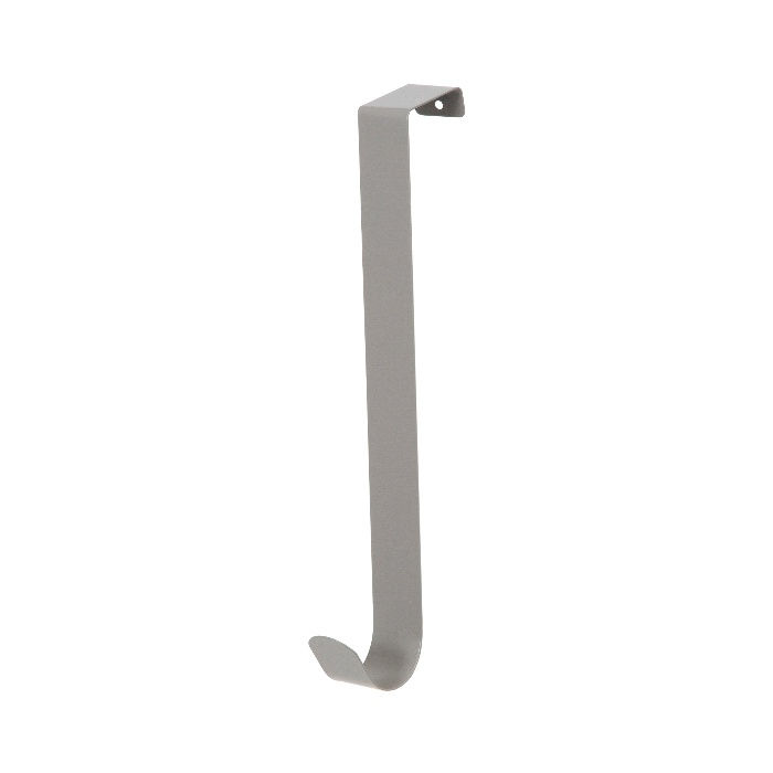 "Solo" Steel Over Door Easy Reach Hanging Hook - Grey 1 Compactor