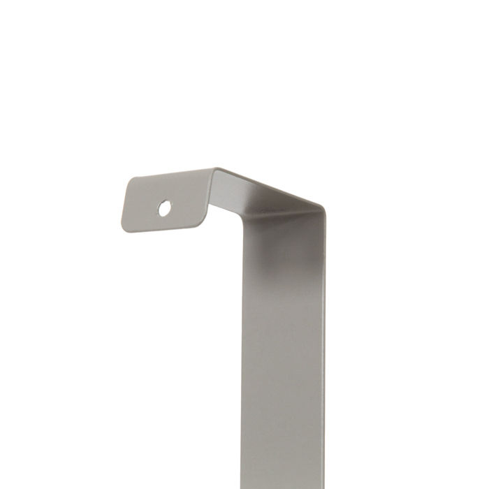 "Solo" Steel Over Door Easy Reach Hanging Hook - Grey 4 Compactor