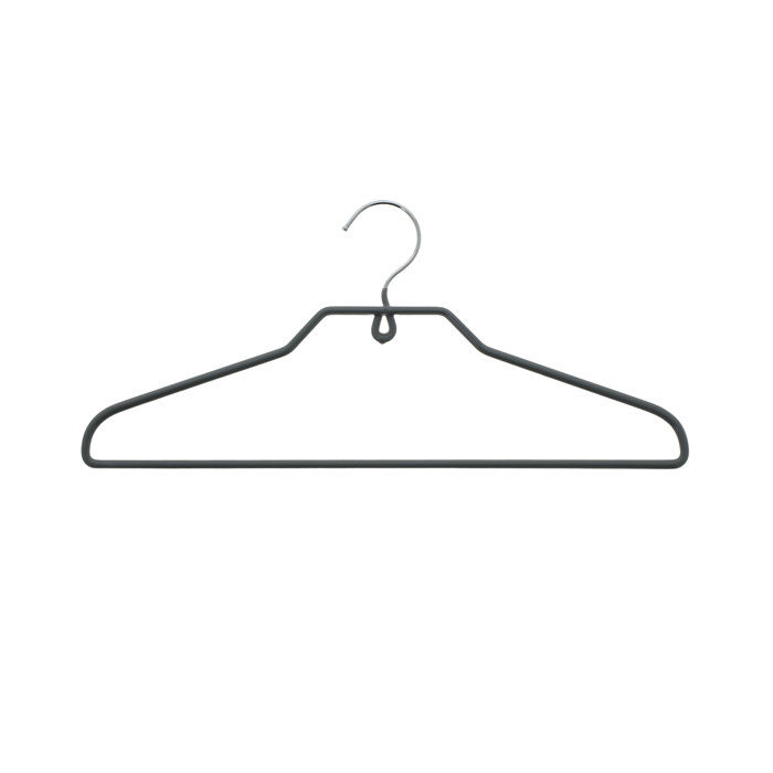 Set of 3 "Sticky" Non Slip Curved Hangers 3 Compactor