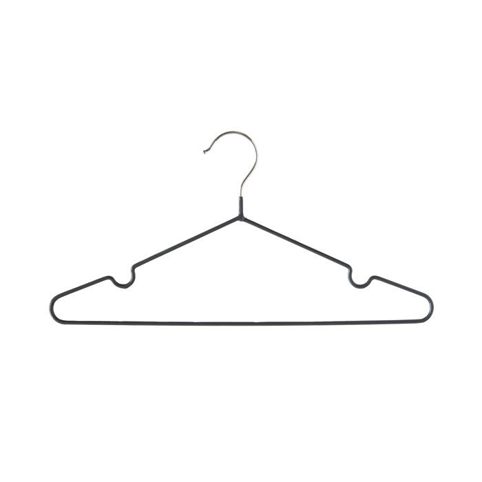 Set of 3 "Sticky" Non Slip Notched Hangers 3 Compactor
