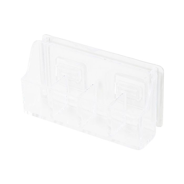 Bestlock Magic Vision Wall Mountable Home Storage Box with 4 Compartments - Transparent 1 Compactor