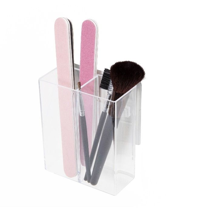 Bestlock Magic Vision Wall Mountable Large Home Storage Box with 2 Compartments - Transparent 4 Compactor