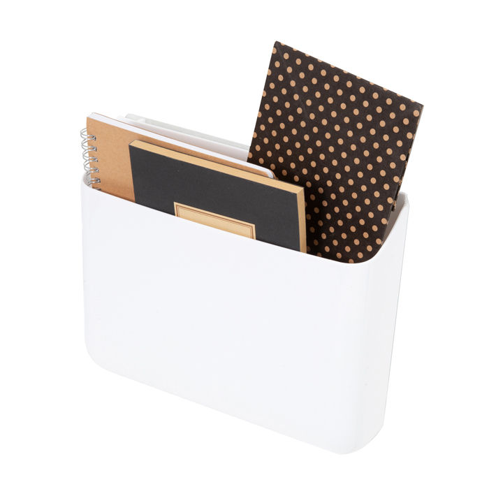 "Hang It" Wall Mountable Large Curved Home Storage Box 4 Compactor