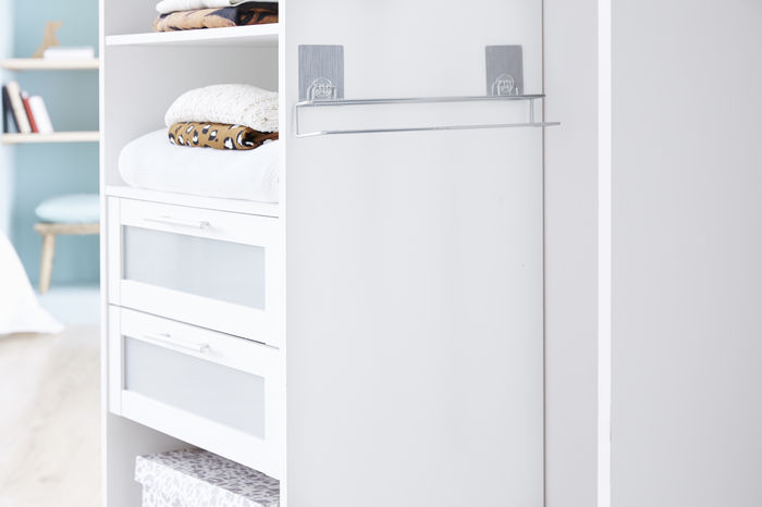 Bestlock Magic Wall Mountable Double Trouser Rail 2 Compactor