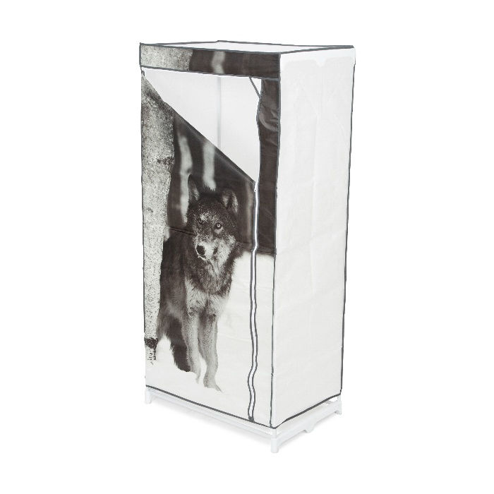 Wolf Metal Frame Portable Wardrobe 1 Compactor