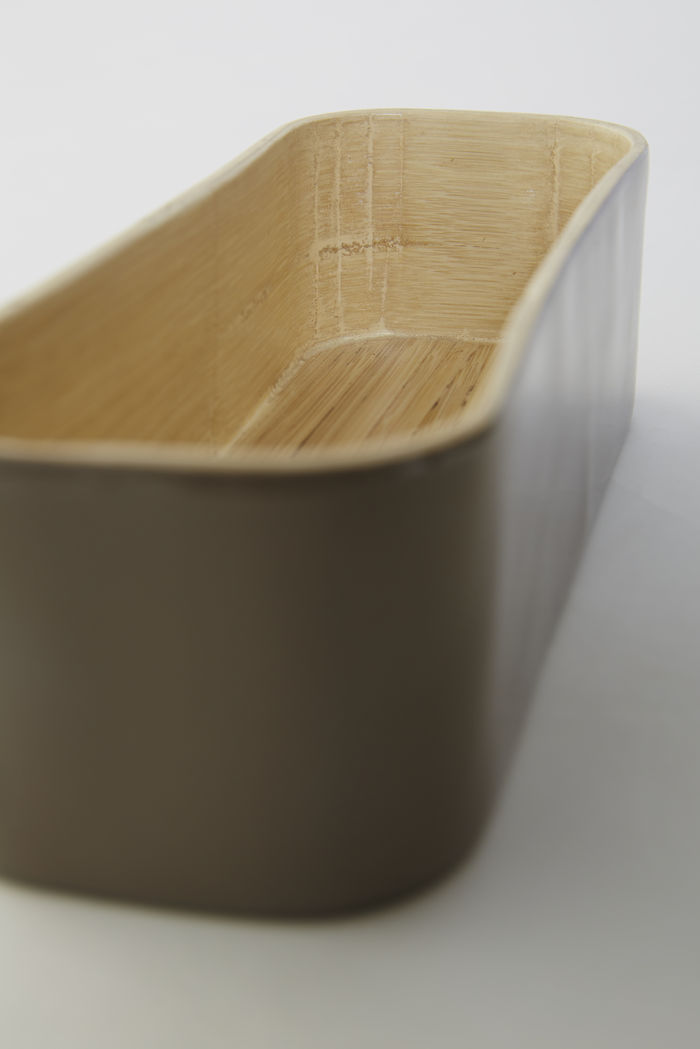 Bamboo Cutlery Tray - Taupe 2 Compactor