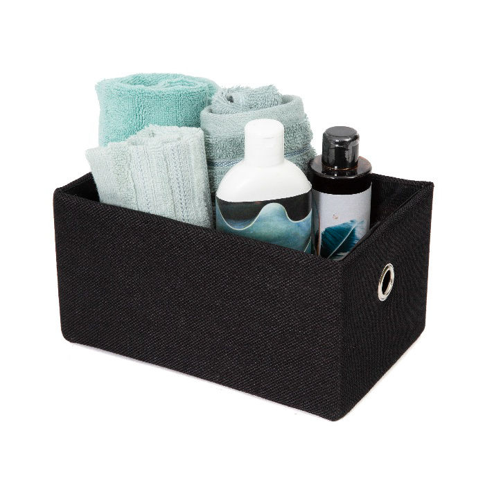 "York" Storage Basket - Black 4 Compactor