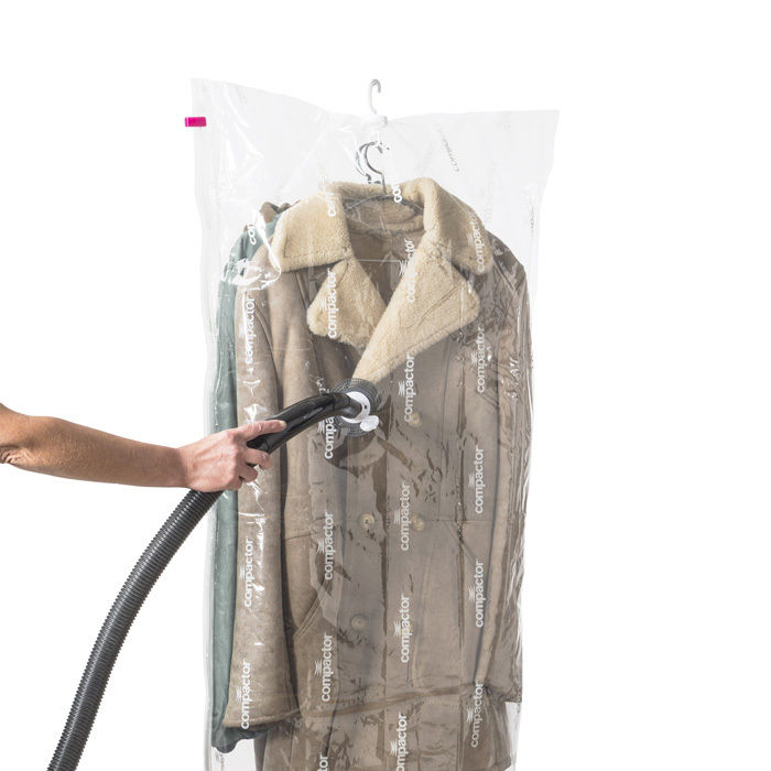 "Espace +"  Space Saving Hanging Vacuum Bag - Long 3 Compactor