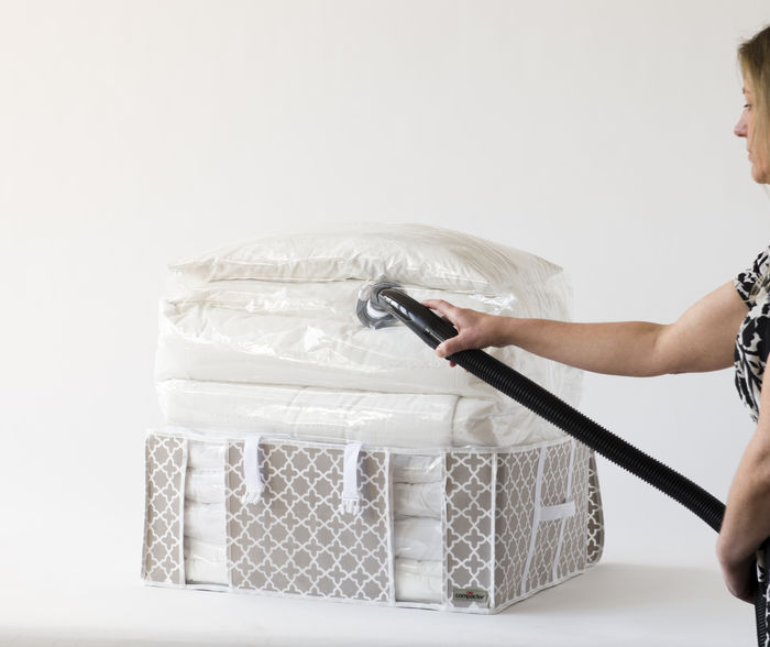 Compactor Madison Vacuum Storage Trunk and Tote Set 3 Compactor