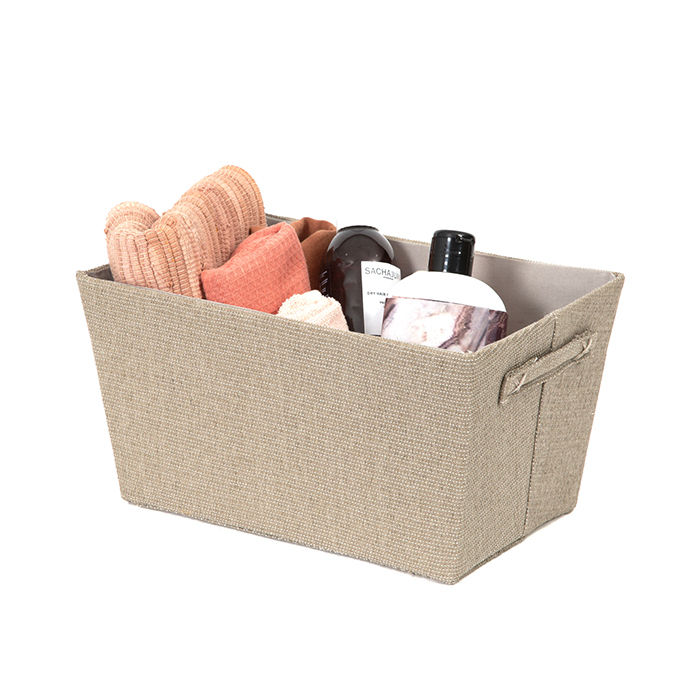 "Rio" Woven Storage Basket with Handles 4 Compactor