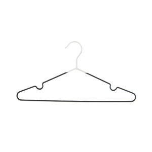 Set of 3 "Sticky" Non Slip Notched Hangers - Grey and White 3 Compactor