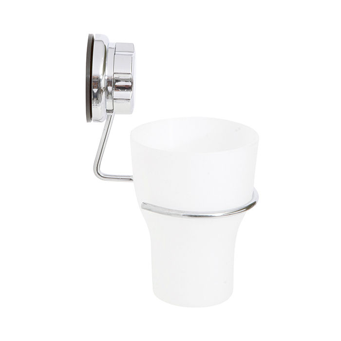 Bestlock Suction Wall Mountable Toothbrush Holder with Cup 3 Compactor