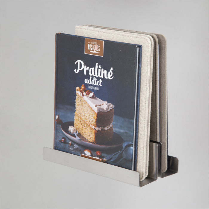 Magnetic iPad/Tablet and Cookery Book Holder 4 Compactor