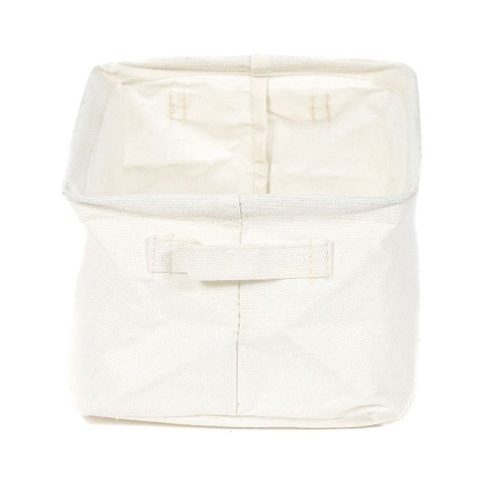 "Flex" Small Storage Basket - Cream 3 Compactor