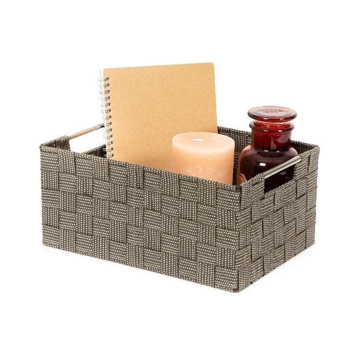 "Toronto" Medium Storage Basket – Brown 4 Compactor