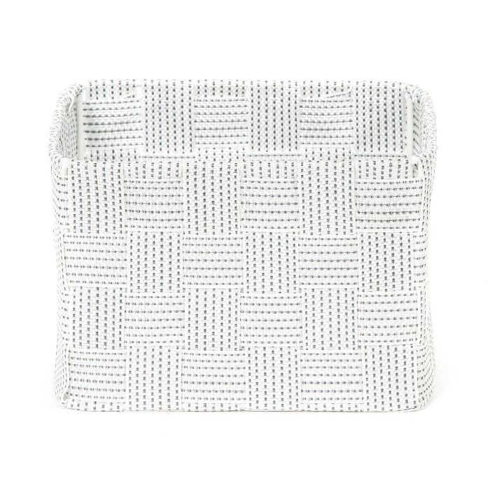 "Toronto" Storage Basket - White  2 Compactor