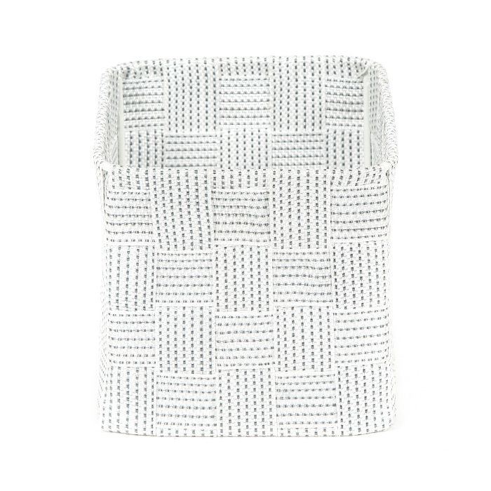 "Toronto" Storage Basket - White  3 Compactor