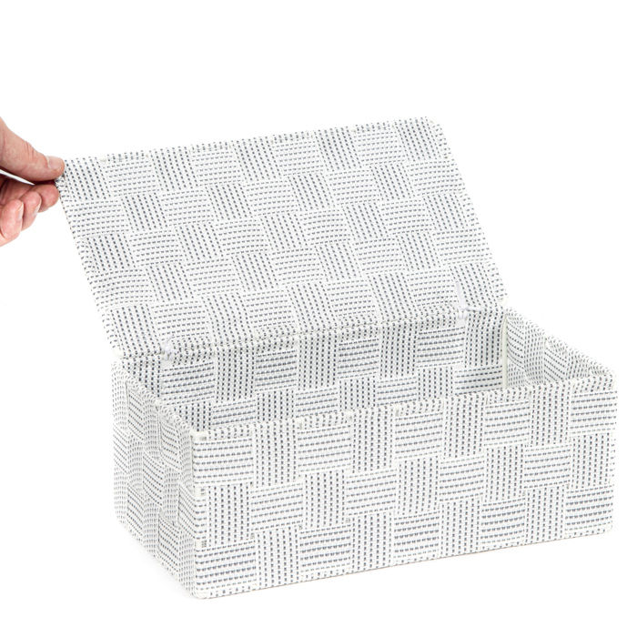 "Toronto" Large Storage Box – White 4 Compactor