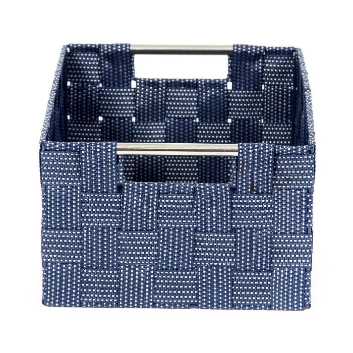 "Toronto" Medium Storage Basket – Blue 3 Compactor