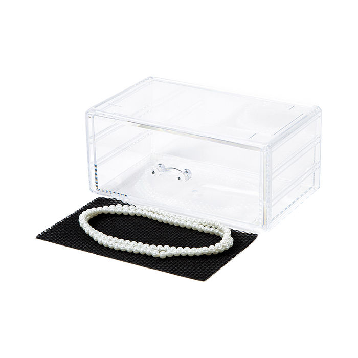 Large Stackable Drawer in transparent  3 Compactor
