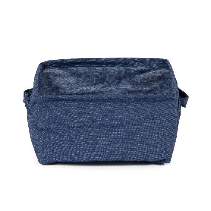 "Denim" Blue Jeans Small Storage Basket  2 Compactor