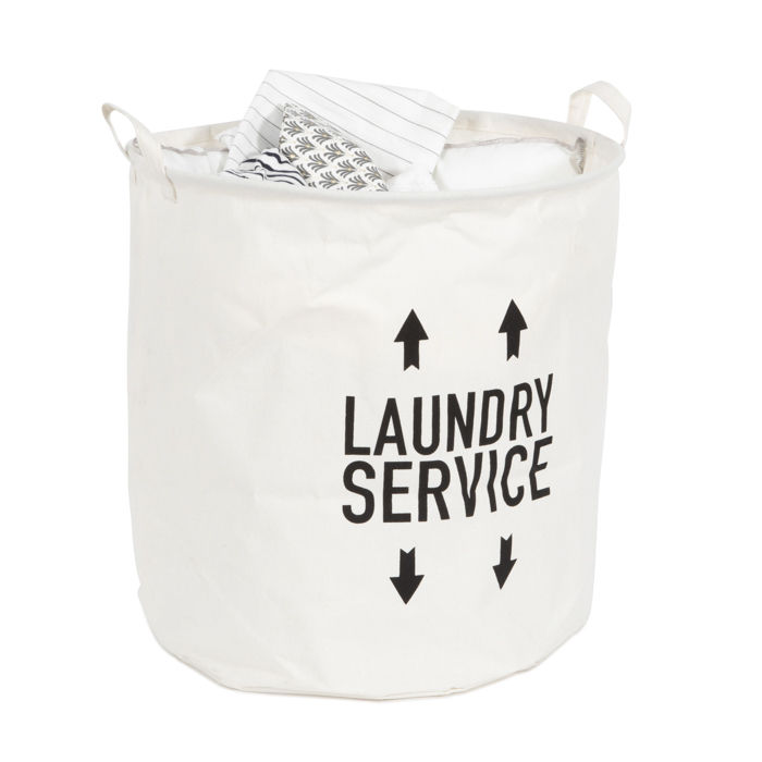 "Laundry Basket" Laundry Bag - Ecru 4 Compactor