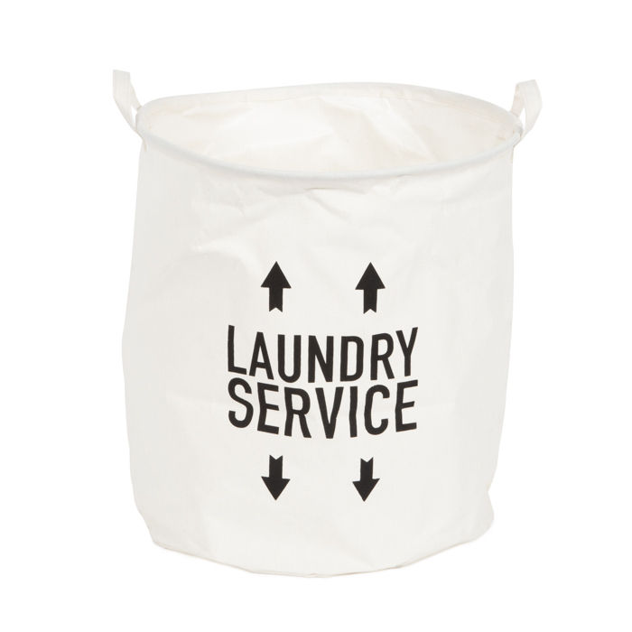 "Laundry Basket" Laundry Bag - Ecru 2 Compactor