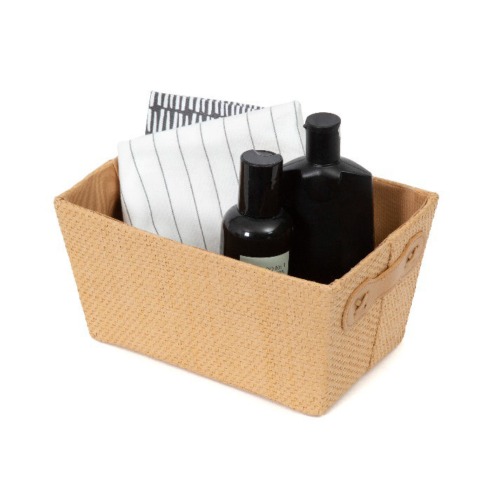 "Beverly" Storage Basket - Beige 4 Compactor