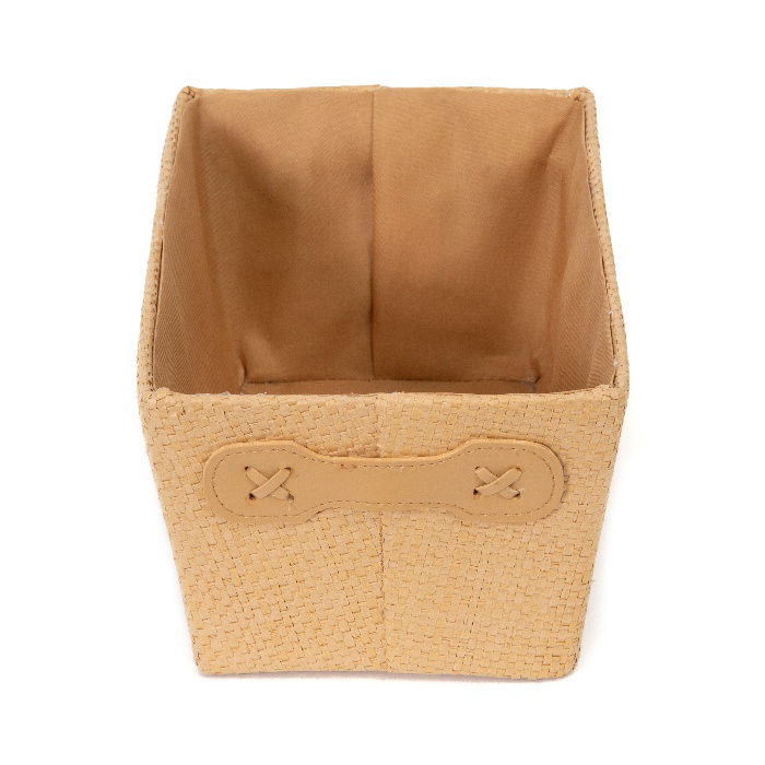 "Beverly" Storage Basket - Beige 3 Compactor