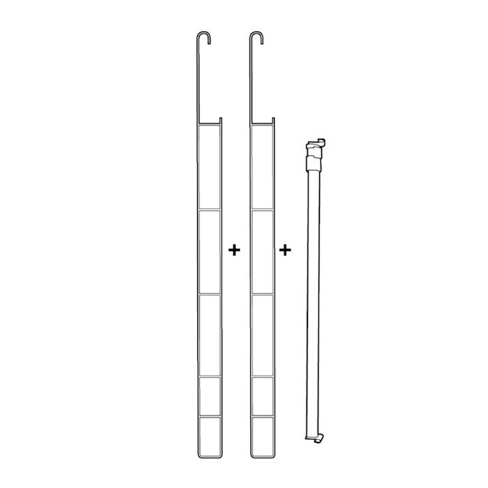 XTend Adjustable Wardrobe Extension Kit 8 Compactor