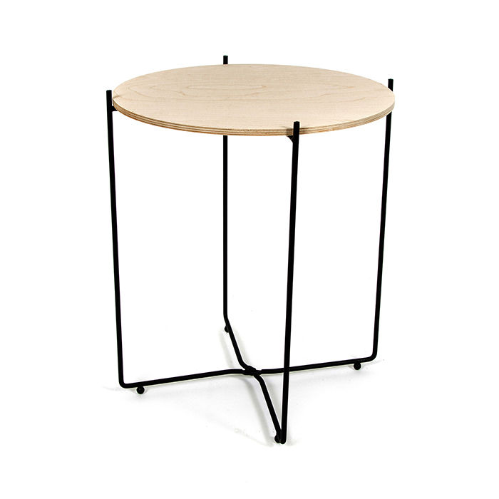 "Agneta" Wood Side Table Copenhagen 1 Compactor