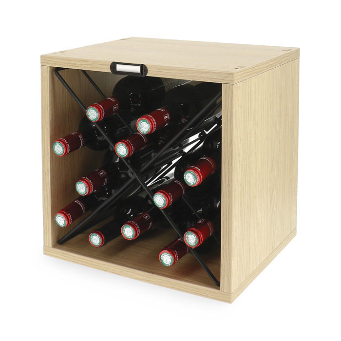 Copenhagen Stackable Cube Wine Rack 4 Compactor