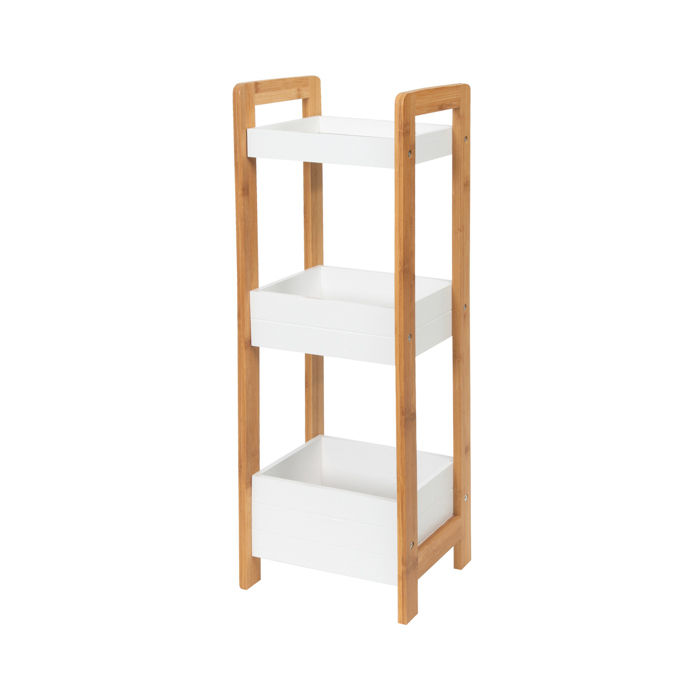 Bamboo 3 Tier Storage Unit 1 Compactor