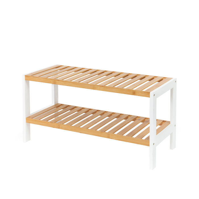 "Akira" 2 Shelf Shoe Storage Rack 1 Compactor