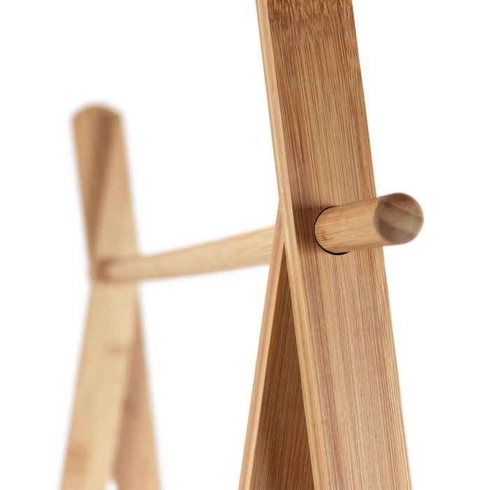 "Nagano" Wooden Coat Rack 5 Compactor