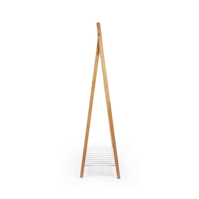 "Nagano" Wooden Coat Rack 3 Compactor