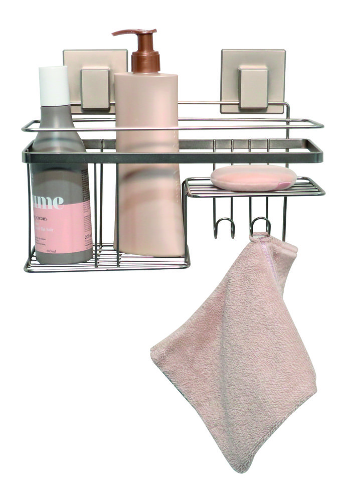 "Bestlock Palladium" Storage Rack with Soap Holder 1 Compactor