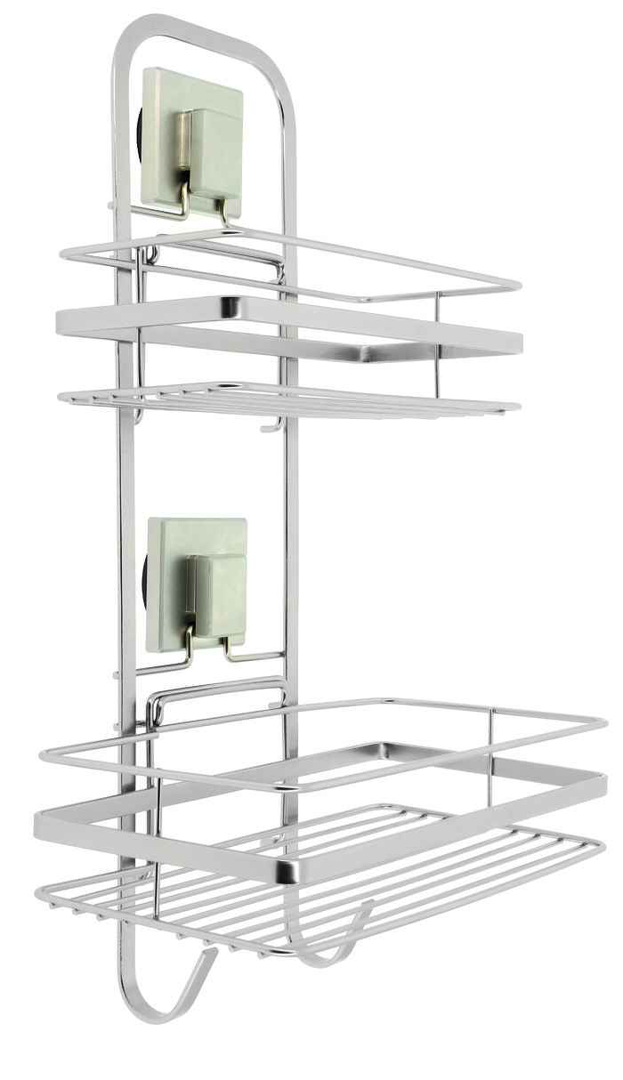 "Bestlock Palladium" 2 Shelf Shower Caddy 2 Compactor