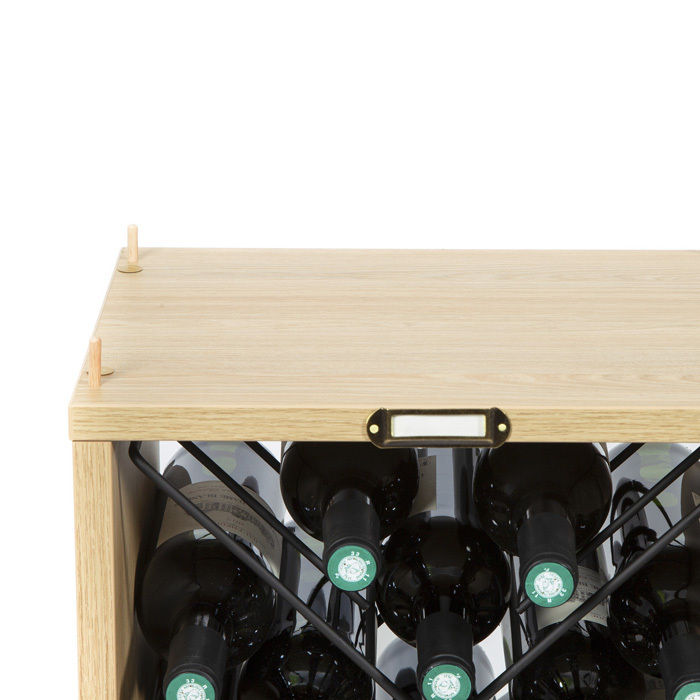 Set of 2 Copenhagen Stackable Cube Wine Racks 5 Compactor
