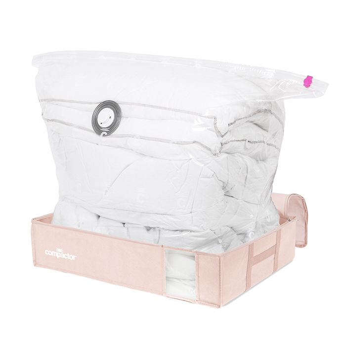 Compactor Pink Edition Underbed Vacuum Storage Bag – L 2 Compactor