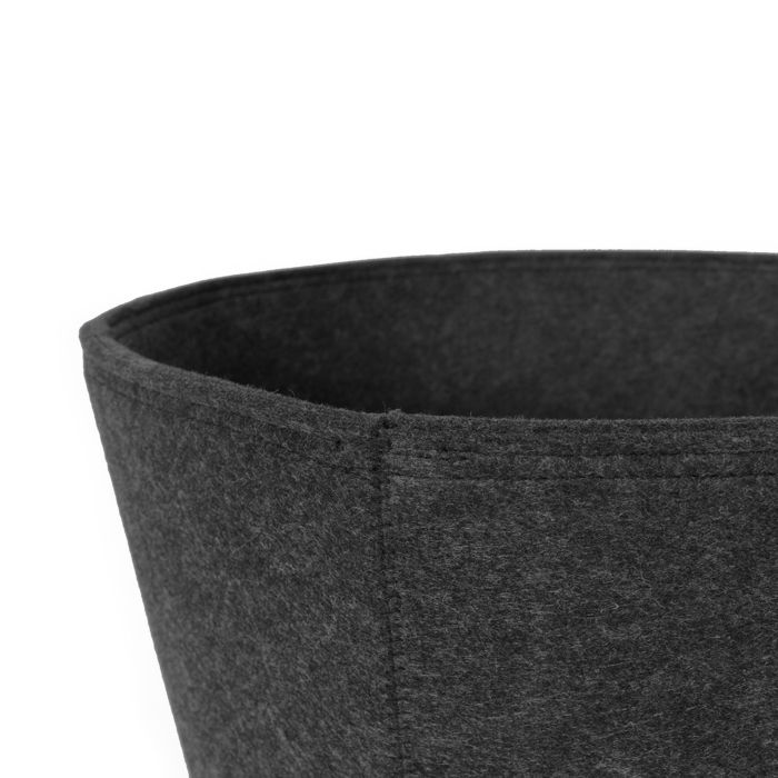 Small "Belly" storage basket in felt  7 Compactor