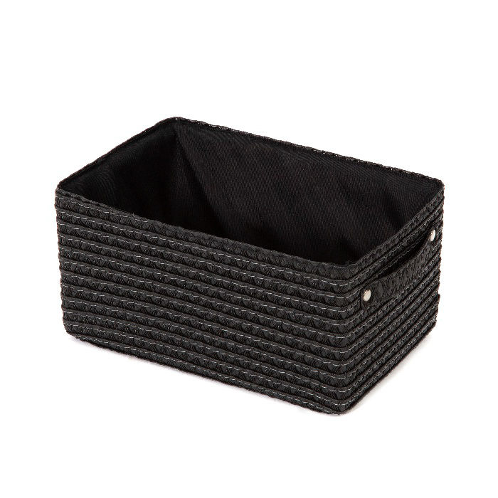 "Lilou" basket - black 1 Compactor