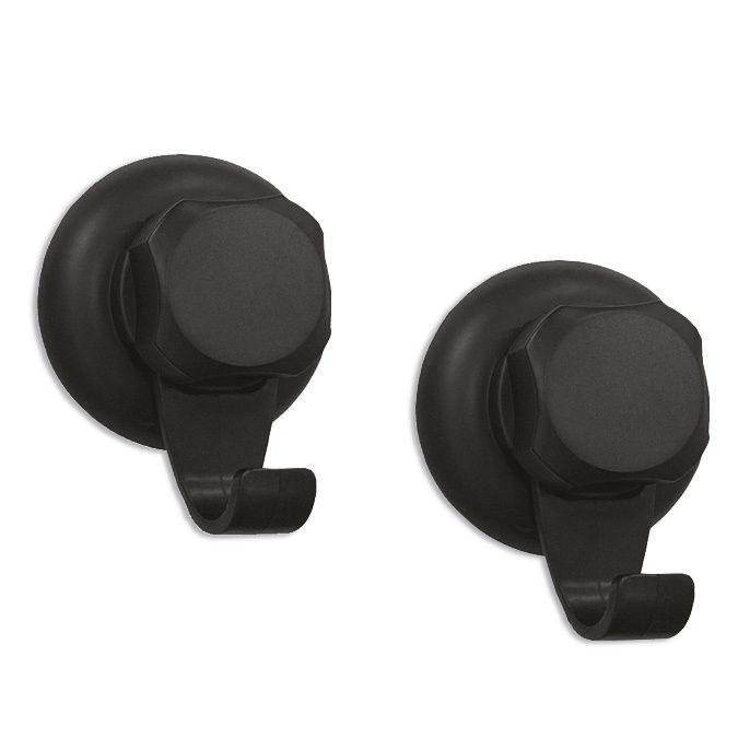 "Bestlock Black" Set of 2 Small Hooks  1 Compactor