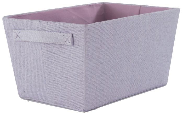 "Rio" Woven Storage Basket - Mauve 1 Compactor