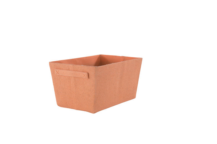 "Rio" Woven Storage Basket - Papaya 1 Compactor