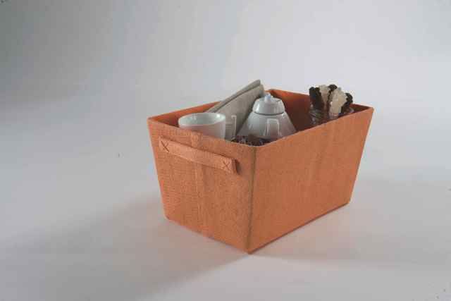 "Rio" Woven Storage Basket - Papaya 2 Compactor