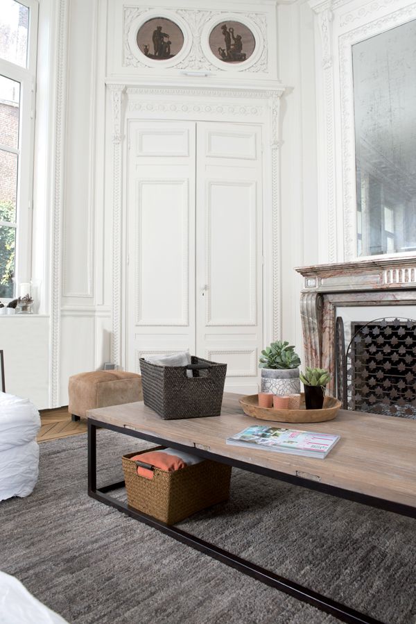 "Sampan" Basket , Smoky brown 2 Compactor