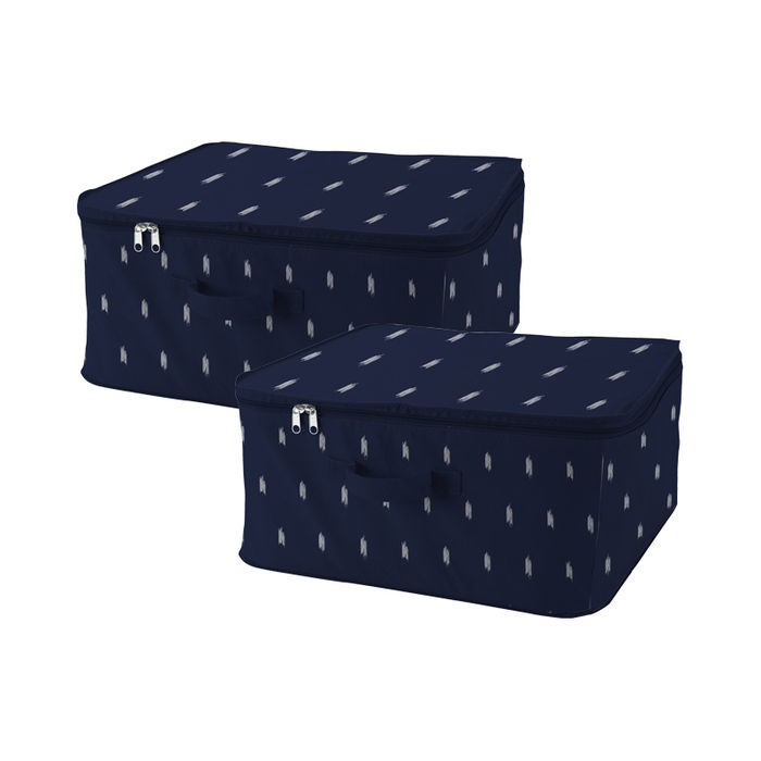 Set of 2 Kasuri zipped cover