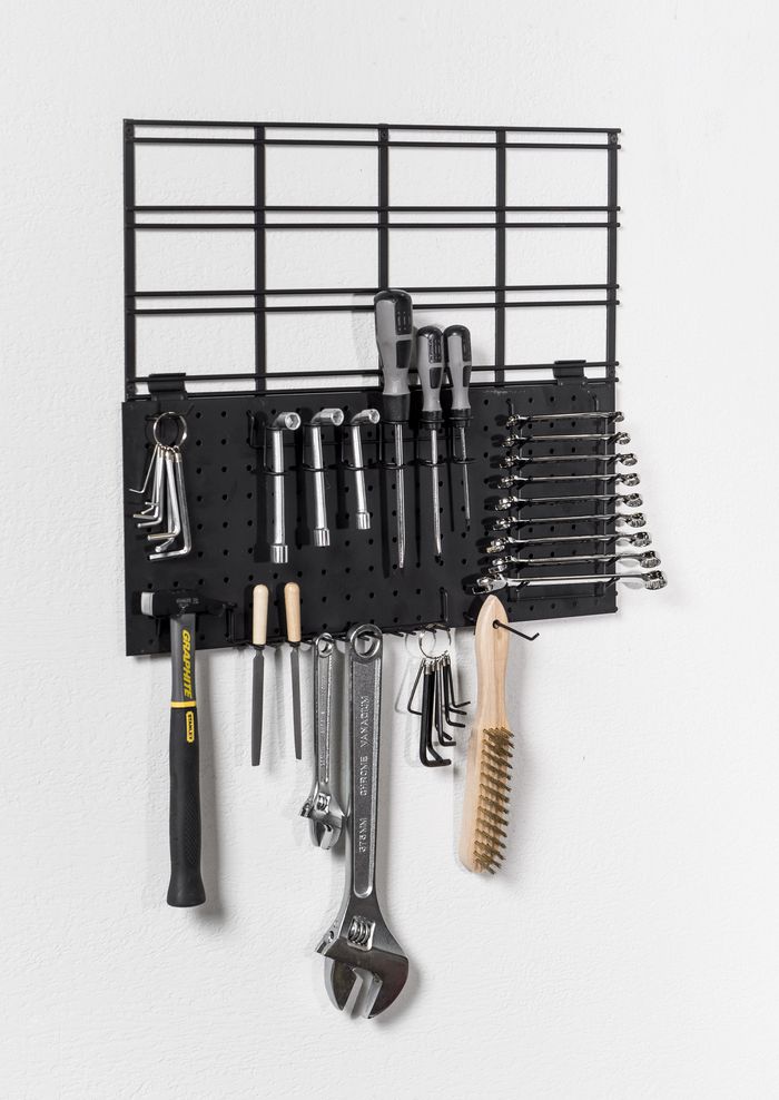 Set of 10 Walltech Garage Perforated Panel Hooks 2 Compactor