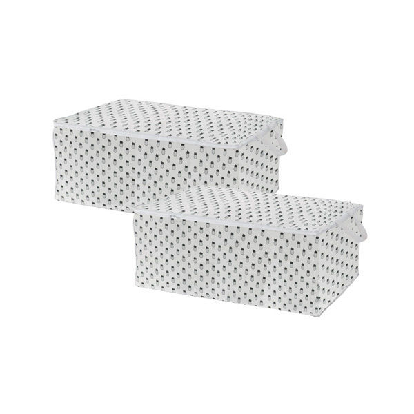 Set of 2 "Tropic" Duvet Storage Bag